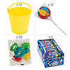 80 Pc. Beach Candy Bucket Favor Kit for 12 Image 1