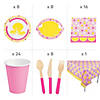 81 Pc. Lemonade Party Tableware Kit for 8 Guests Image 1