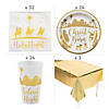 83 Pc. Gold Nativity Tableware Kit for 24 Guests Image 1