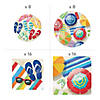 85 Pc. Beach Bum Party Tableware Kit for 8 Guests Image 1