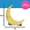 88" Large Gold Glitter Crescent Moon Cardboard Cutout Stand-Up Image 2