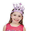 9 1/4" x 5 1/4" Fabulous Foam Princess Crown Craft Kit - Makes 12 Image 2