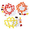 9" Fall Leaf Tissue Paper Hanging Ornament Craft Kit - Makes 12 Image 1