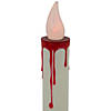 9" Flickering LED Halloween Candle Lamp with Dripping Blood Effect Image 2