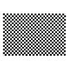 9 Ft. x 6 Ft. Black & White Checkered Backdrop Banner - 3 Pc. Image 1