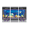 9 Ft. x 6 Ft. God&#8217;s Galaxy VBS Spaceship Plastic Backdrop - 3 Pc. Image 1