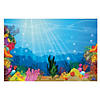 9 Ft. x 6 Ft. Under the Sea Multicolor Plastic Backdrop - 3 Pc. Image 1