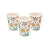 9 oz. Groovy Flower Power Party Disposable Paper Cups - 8 Ct. Image 1
