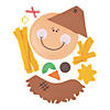 9" Paper Plate Fall Scarecrow Hanging Sign Craft Kit - Makes 12 Image 1