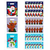 9" x 6" Plastic Christmas Party Goody Bags - 36 Pc. Image 1