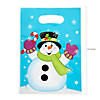 9" x 6" Plastic Christmas Party Goody Bags - 36 Pc. Image 1