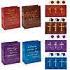 9" x 7 1/2" Medium Expressions of Faith Gift Bags - 12 Pc. Image 1