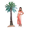 91" 3D Island Luau Large Palm Tree Cardboard Stand-Up Image 1