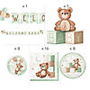 91 Pc. Teddy Bear Tableware Kit for 8 Image 1