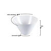 96 oz. White Round Deep Plastic Serving Bowls (21 Bowls) Image 2