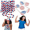 96 Pc. Kids Patriotic Sunglasses & Leis Kit for 48 Image 1