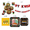 98 Pc. Deluxe Kwanzaa Disposable Party Tableware Kit for 24 Guests Image 1