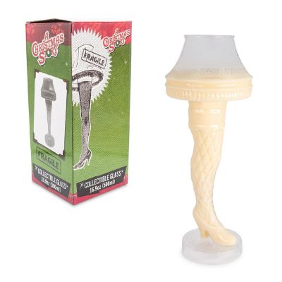 A Christmas Story Leg Lamp Molded Glass Cup  Holds 17 Ounces Image 1