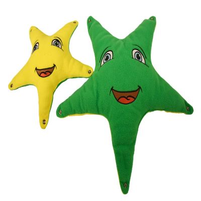 Abilitations Smiling StarFish Weighted Pillows, Set of 2 Image 1