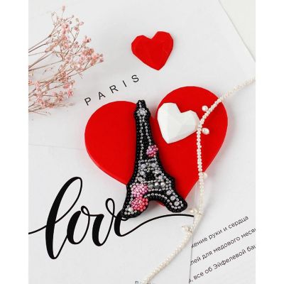 Abris Art Bead Embroidery Decoration Kit Heart of France AD-099 Image 1