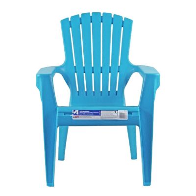 Adams Manufacturing #8460-21-3731 Kid's Adirondack Stacking Chair, Pool Blue Image 1