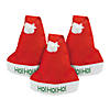 Adult &#8220;Ho! Ho! Ho!&#8221; Santa Hats - 12 Pc. Image 1