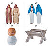 Adult Holy Family Nativity Costume Kit with Props - 4 Pc. Image 1