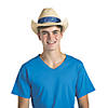 Adult&#8217;s Western Cowboy Hats with Blue Bandana - 12 Pc. Image 1