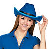 Adults Blue Cowboy Hat Image 1
