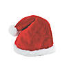 Adults Deluxe Stuffed Santa Hat Image 1