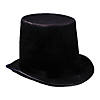 Adults Economy Black Stovepipe Hat Image 1