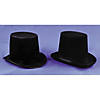 Adults Economy Black Stovepipe Hat Image 1
