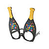 Adults Happy New Year Champagne-Shaped Glasses Image 1