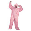 Adults Pink Gorilla Mascot Costume Image 1