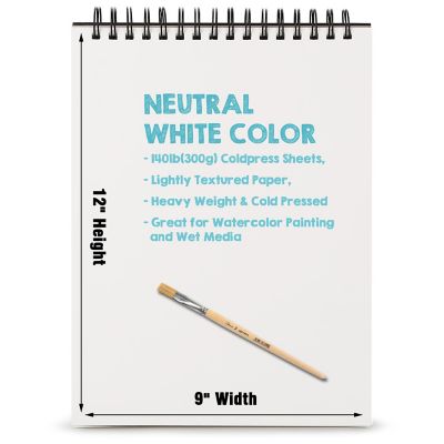 AGPtEk A4 Watercolor Paper Pad 2 Pack for Watercolor Painting and Wet Media Image 2