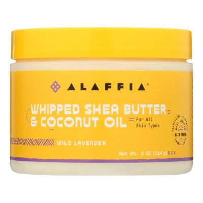Alaffia - Whpd Shea Butter Coconut Lavender - 1 Each-4 OZ Image 1