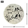 All You Need Is Love Stepping Stone 10X10X0.75&#8221; Image 1
