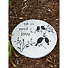 All You Need Is Love Stepping Stone 10X10X0.75&#8221; Image 2