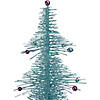 Allstate 16" Whimsical Turquoise Glittered Spike Table Tree - Unlit Image 1