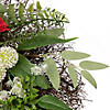Americana Mixed Floral Patriotic Wreath  24-Inch  Unlit Image 3