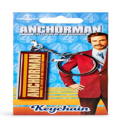 Anchorman The Legend of Ron Burgundy Logo Keychain Image 3
