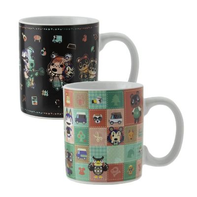 Animal Crossing Characters 10oz Heat Change Ceramic Mug Image 1
