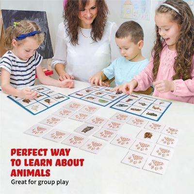 Animal Matching Game Montessori Memory Cards, Animals Bingo Image 3