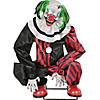 Animated Crouching Red Clown Prop Image 1