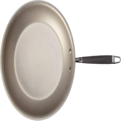 Anolon Advanced Hard-Anodized Nonstick French Skillet 10 and 12 - Inch- Pewter Image 2