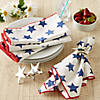 Antique Blue Stars With Embroidered Edge Napkin (Set Of 6) Image 4