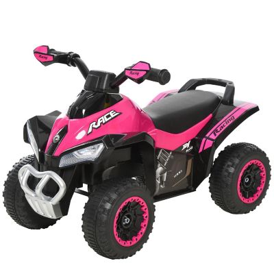 Aosom NO Power Ride On 4 Wheel 18-36Mo Pink Image 1
