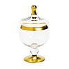 Apothecary Jars with Gold Trim - 3 Pc. Image 1