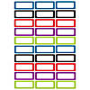 Ashley Productions Die-Cut Magnetic Foam Assorted Color Labels/Nameplates, 30 Per Pack, 3 Packs Image 1