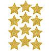 Ashley Productions Die-Cut Magnets, 3" Gold Sparkle Stars, 12 Per Pack, 6 Packs Image 1